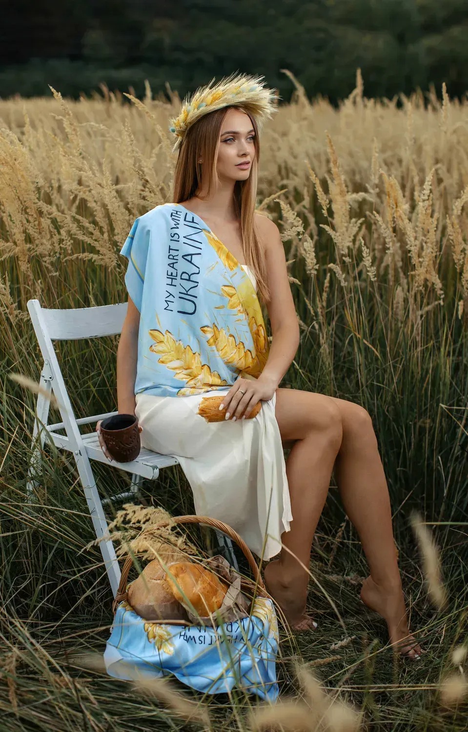 Хустка «My Heart Is With Ukraine»